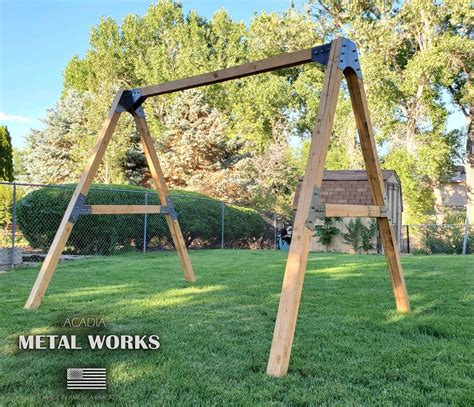 wooden swing set brackets